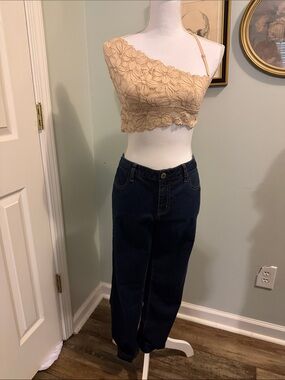 American Eagle Outfitters Dark Navy Straight-Leg Jeans